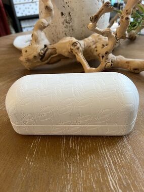Oakley White Embossed Sunglass Case